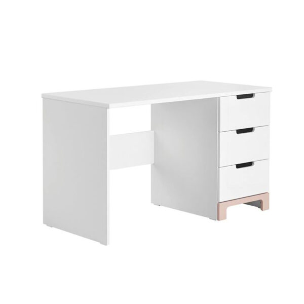 Collezione Mini scrivania bianca e grigia / bianca e rosa By Pinio