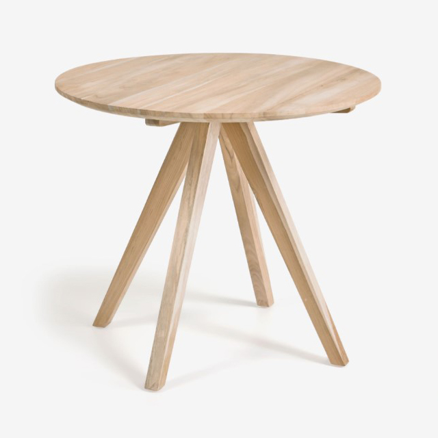 Tavolo rotondo Maial in legno massello di teak Ø 90 cm By Kave Home